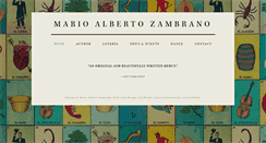 Desktop Screenshot of marioalbertozambrano.com